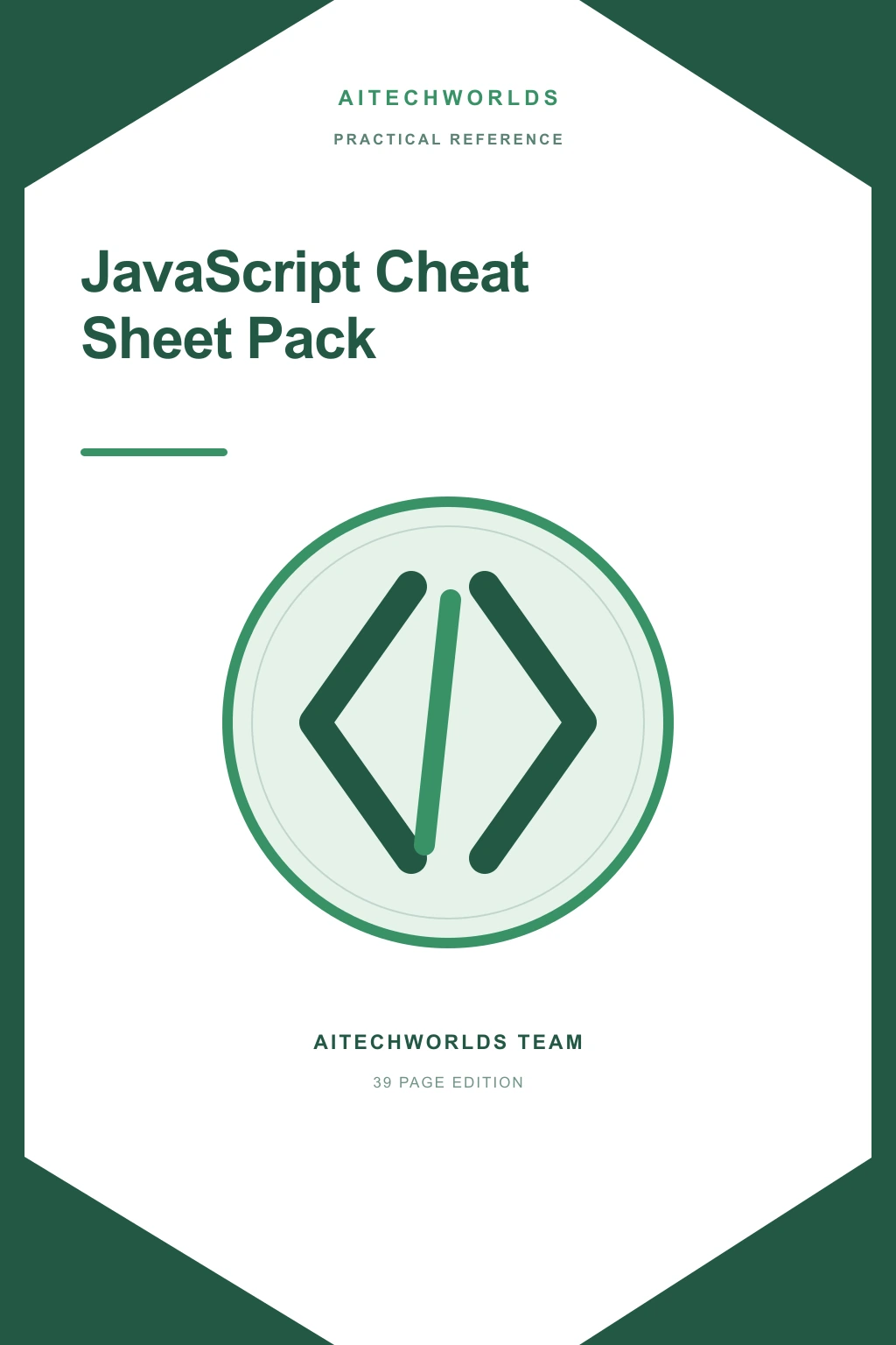JavaScript Cheat Sheet Pack