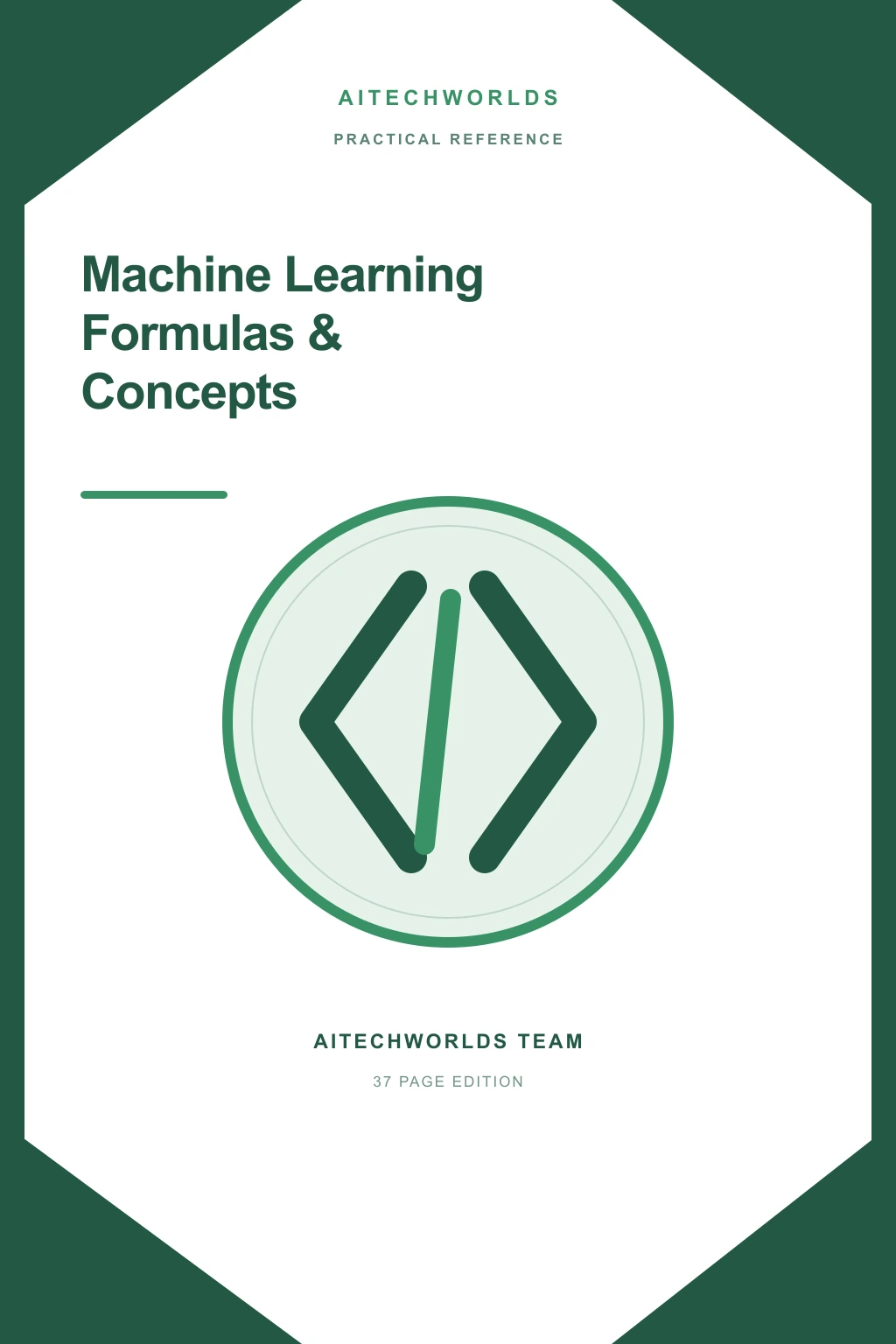 Machine Learning Formulas & Concepts
