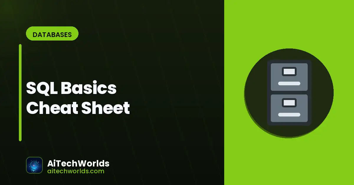 SQL Basics Cheat Sheet