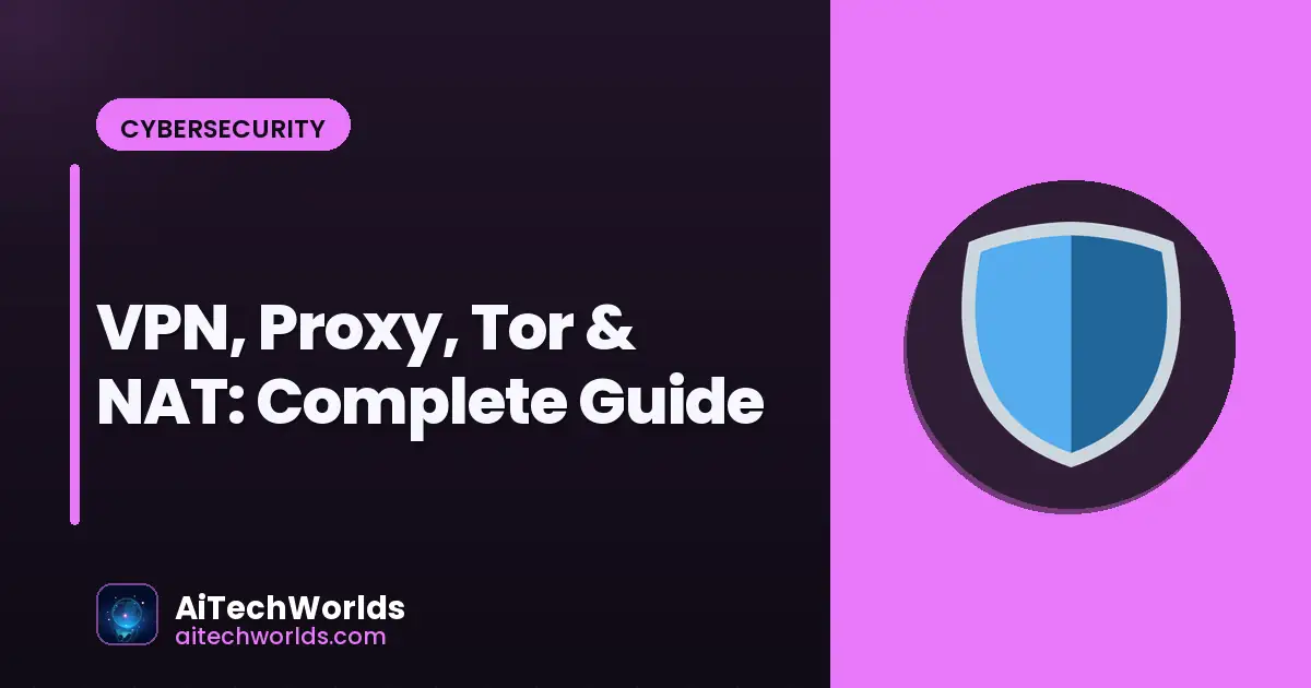 VPN, Proxy, Tor & NAT: Complete Guide