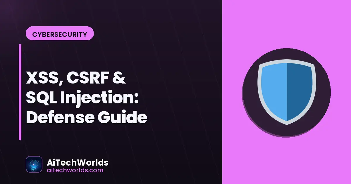 XSS, CSRF & SQL Injection: Defense Guide